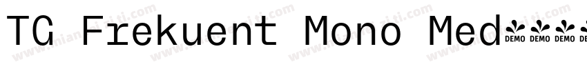 TG Frekuent Mono Med字体转换